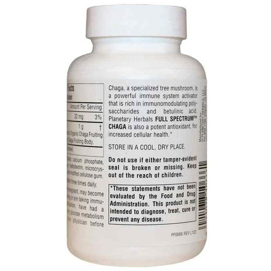 Chaga 1000 Mg Full Spectrum, PLH